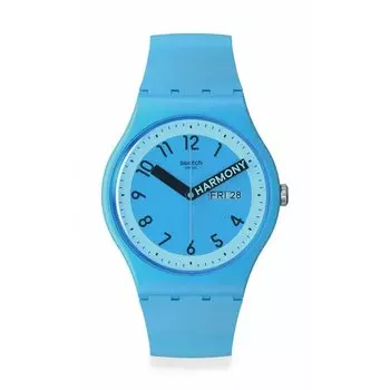 Часы PROUDLY BLUE NEW GENT SO29S702 Blue [Swatch] синий