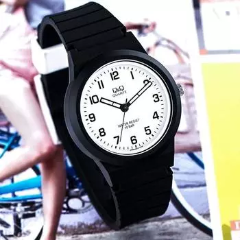 Часы Q&Q Citizen CSAT 10 ATM с водонепроницаемостью 100 м и низким уровнем шума VR94J-003Y