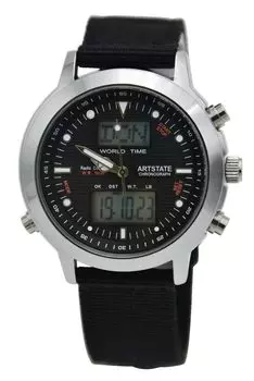 Часы Радио Бизнес Популярный Стильный Бренд Водонепроницаемый Подарочные Радиоуправляемые Часы [Artstate AS3206A] Мужские