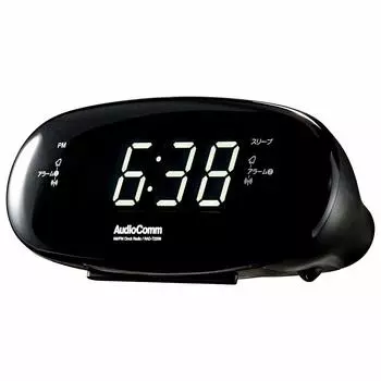 Часы-радио Ohm Electric AudioComm черные OHM AM/FM RAD-T220N 03-7222