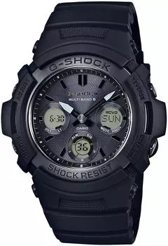 Часы Radio Solar Black [Casio] G-Shock [] AWG-M100SBB-1AJF Мужские