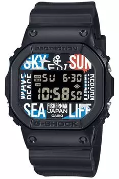 Часы Reborn Art Festival x FISHERMAN JAPAN Collaboration Модель Black [Casio] G-Shock [] DW-5600RF24-1JR Мужские