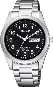 Часы Regno Solartech Standard Titanium Model [Citizen] KM1-415-53 мужские
