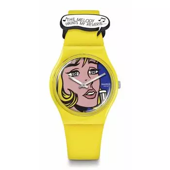 Часы REVERIE BY ROY THE WATCH SWATCH ART JOURNEY 2023 SO28Z117 Желтый [Swatch] ЛИХТЕНШТЕЙН, жёлтый