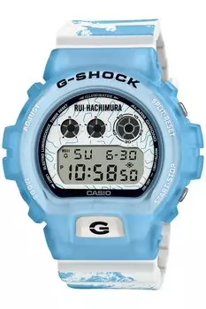 Часы Rui Hachimura Signature Model 3rd Edition White Blue [Casio] G-Shock [] DW-6900RH-2JR Мужские и