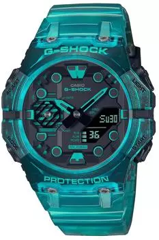 Часы с Bluetooth Turquoise Blue Skeleton [Casio] G-Shock [] GA-B001G-2AJF Мужские