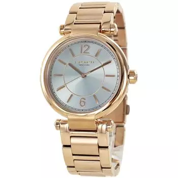 Часы с браслетом из розового золота и нержавеющей стали 14504047 [Coach] женские [Товар]