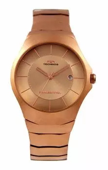 Часы с датой T9687PP розовое золото [Technos] мужские