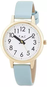 Часы с кожаным ремешком Analog Master Blue [Fieldwork] MKL2301-2 женские