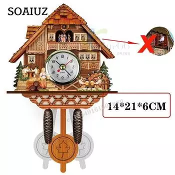 Часы с кукушкой для гостиной, настенные часы, ремесленные, винтажные, деревянные, с кукушкой, для дома на дереве, будильник, часы Saati для спальни, офиса