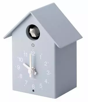 Часы с кукушкой RHYTHM Bellows, настольные, настенные, светло-голубые, RHYTHM PLUS R797 4RH797SR04 18,5x14,6x10,7 см