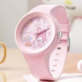 Часы с мягким силиконовым ремешком и светящимся ремешком Sanrio Character