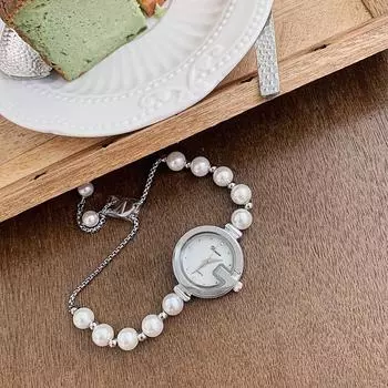 Часы с перламутровым браслетом для женщин, высококачественные часы с перламутровым циферблатом для женщин, новые кварцевые часы Niche