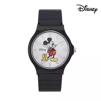 Часы с пластиковым ремешком и персонажем Микки Мауса Диснея D11234BKW