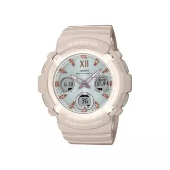 Часы с радиоприемником на солнечной энергии BABYG Baby G BGA2800 Series Розовый Бежевый BGA28004A2JF