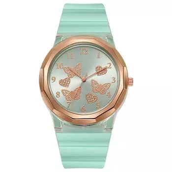 Часы с силиконовым ремешком для мужчин и женщин, кварцевые часы, женские повседневные женские часы высокого качества