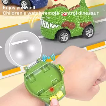 Часы с управлением, мини-машинки с дистанционным управлением 2.4G, дрейфовая трюковая машина, скалолазание, электрическая машина, радиоуправляемая игрушка для детей синий