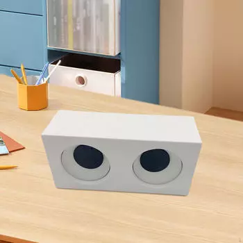 Часы с вращающимися глазами, большой настольный таймер для камина в отеле ко Дню святого Валентина White