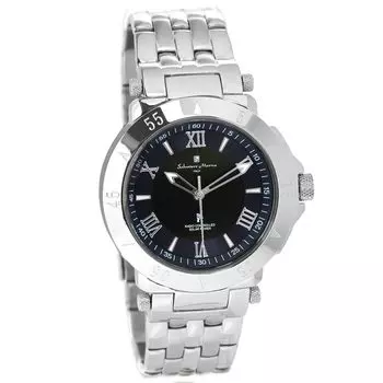 Часы Salvatore Marra Radio Solar Business Formal Silver Navy Blue [Salvatore Marra] Мужские синий