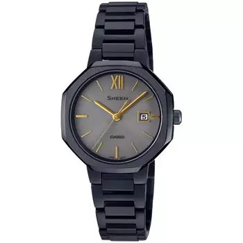 Часы Scene [Casio] Solar Sapphire Glass SHS-4529BD-8AJF женские черные