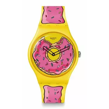 Часы SECONDS OF SWEETNESS SO29Z134 Желтый [Swatch] жёлтый