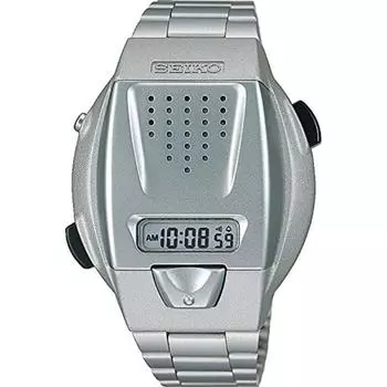 [Часы Seiko] Наручные часы Audio Digital Watch Quartz Hardlex SBJS001 Silver
