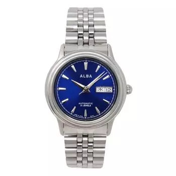 Часы Seiko Alba Автоматические механические Сделано в Японии Металлический браслет Календарь Дата День недели Нержавеющая сталь Аналоговые SEIKO ALBA Сделано в Японии