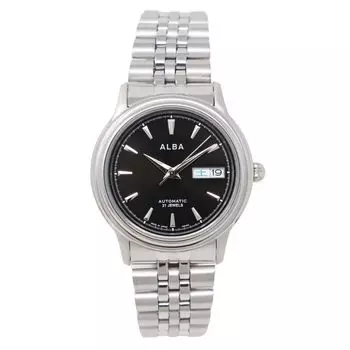 Часы Seiko Alba Автоматические механические Сделано в Японии Металлический браслет Календарь Дата День недели Нержавеющая сталь Аналоговые SEIKO ALBA Сделано в Японии