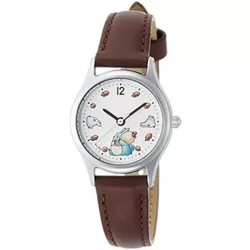 Часы SEIKO ALBA Quartz ALBA My Neighbor Totoro ACCK 406 женский кожаный ремешок НОВЫЙ