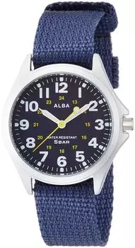 [Часы Seiko] Alba Quartz с часовой и минутной стрелкой Lumi Men s Sports AQPK402 Blue