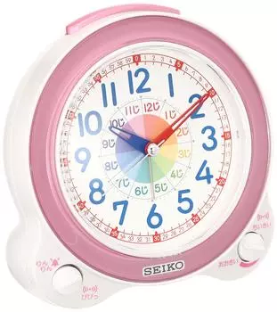 Часы Seiko Будильник Настольные часы Образовательные Аналоговые Розовые KR887P SEIKO розовый