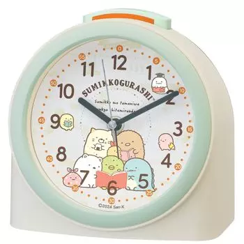 Часы Seiko Будильник Настольные часы Кварцевые часы Персонаж Sumikkogurashi Ivory CQ167C 12512573 мм