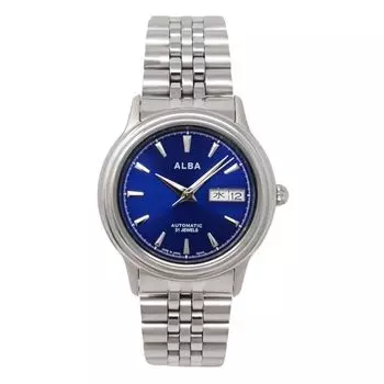 часы seiko часы Aruba с автоматическим заводом механические сделаны в Японии мужские металлические браслеты календарь дата день недели нержавеющая сталь аналоговые SEIKO ALBA СДЕЛАНО В