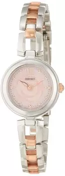 [Часы Seiko] Часы Seiko Selection Women s Solar SWFA193 Женские Серебряные + Розовое Золото