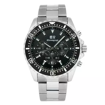 Часы Seiko Intercourse Chronograph Часы Omeco Часы Homage Часы класса люкс Часы для гольфа Часы для гольфа [OMECO] Мужские Мужские чёрный