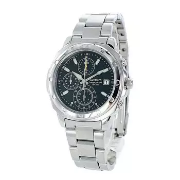 [Часы Seiko] Мужские Женские Темно-зеленые SND411P серебряный