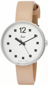 [Часы Seiko] Наручные часы Riki Watanabe Design Public Clock Motif Сделано в Японии AKQK460 женские бежевые
