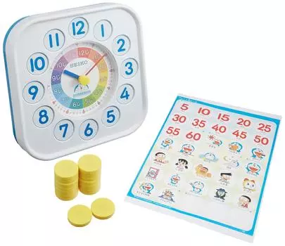 Часы Seiko настенные часы настольные часы двойного назначения образовательные Doraemon аналоговые белые CQ319W SEIKO белый