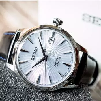SEIKO PRESAGE Автоматические коктейльные синие мужские часы SRPB43J1 SARY125 синий