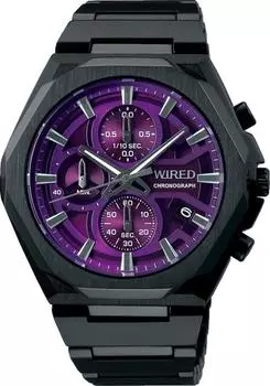 [Часы Seiko] Проводные часы Reflection Chronograph AGAT450 мужские черные