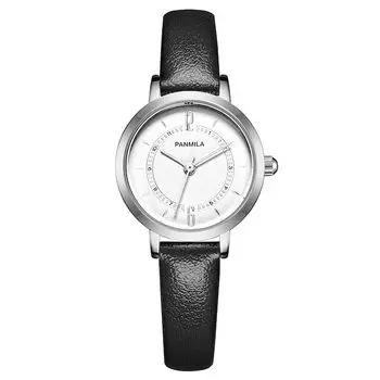 Часы Seiko японский механизм аналоговые часы кожаный ремешок ремень повседневные водонепроницаемые повседневные часы для поездок в школу подарок для женщин P0432S женские