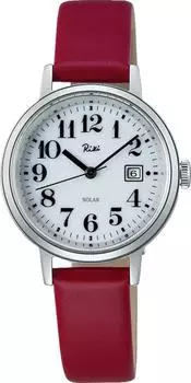 [Часы Seiko] Riki Standard Ladies Solar AKQD401 Ladies Silver x Pink Gold