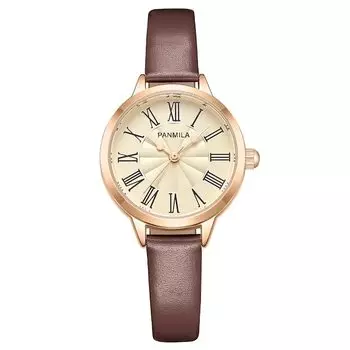 Часы Seiko с японским механизмом, аналоговые часы с кожаным ремешком, водонепроницаемые, повседневные, для поездок в школу, водонепроницаемые, настоящие часы для женщин