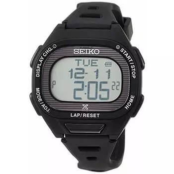 Часы SEIKO SBEF055 Prospex Super Runners Solar Digital Black НОВИНКА из Японии