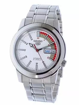 Часы Seiko Seiko 5 SEIKO 5 Automatic SNKK25K1 White x Silver Men s [Товар]