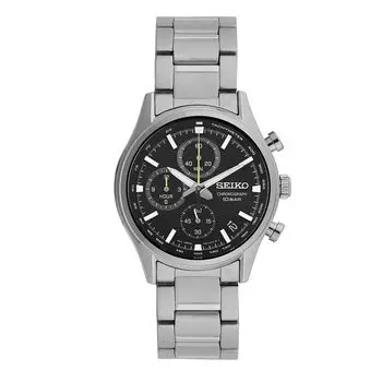 Часы Seiko SEIKO хронограф зарубежная модель черный SSB419P1 мужские [предмет] чёрный