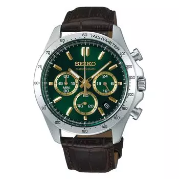 Часы Seiko Selection Quartz Chronograph горизонтальный SBTR017 Коричневый [Часы Seiko] (3 глаза) Мужской