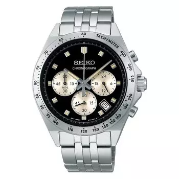 Часы Seiko Selection S Series Quartz Chronograph NEO VINTAGE SBTR047 Silver [Seiko Watch] Мужские