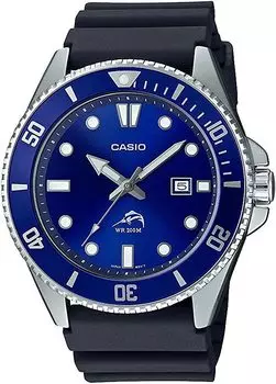 Часы серии Diver Watch Overseas Модель [Casio] MDV-106B-2AV мужские синие