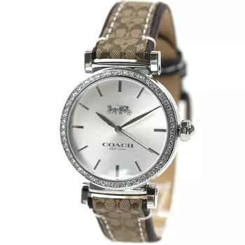 Часы Signature Brown Silver 14503549 [Coach] Женские [Товар]